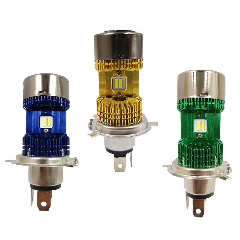 H4 светодиодными кристаллами CSP двигателя свет лампы светодиодные фары комплект для YAMAHA HONDA