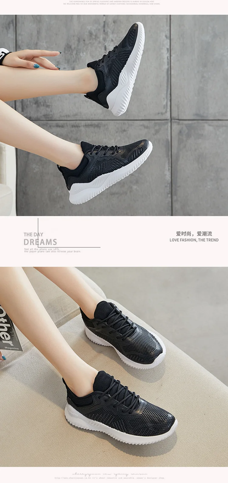 Sepatu Wanita Gaya Baru Musim Panas Sepatu Wanita Sepatu Wanita Zapatos  Mujer Sepatu Jogging Wanita Sepatu Fashion Wanita Sneakers