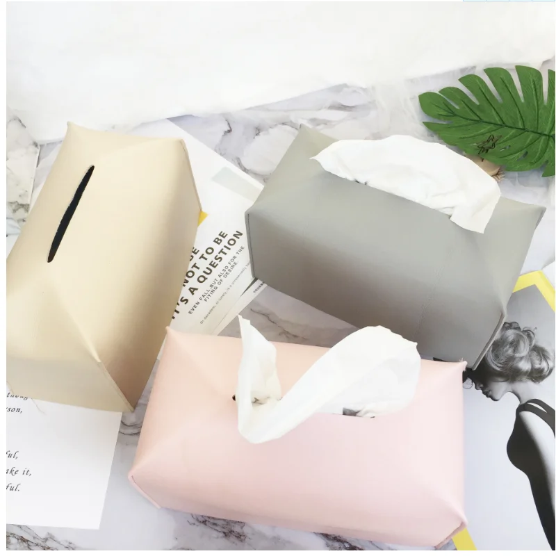 Porta fazzoletti rettangolare in Zebu - Zebu Rectangular tissue box