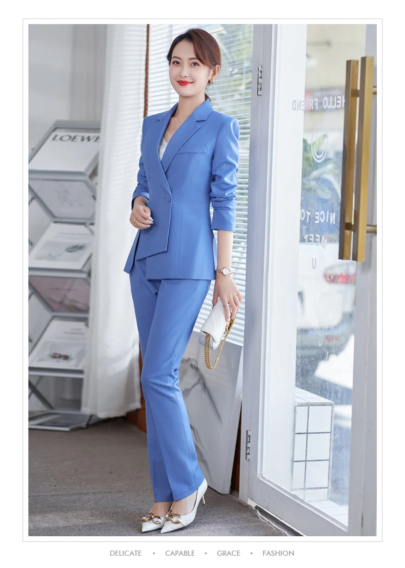 High Quality Fashion Wholesale 2 Piece Suit Set For Women Business