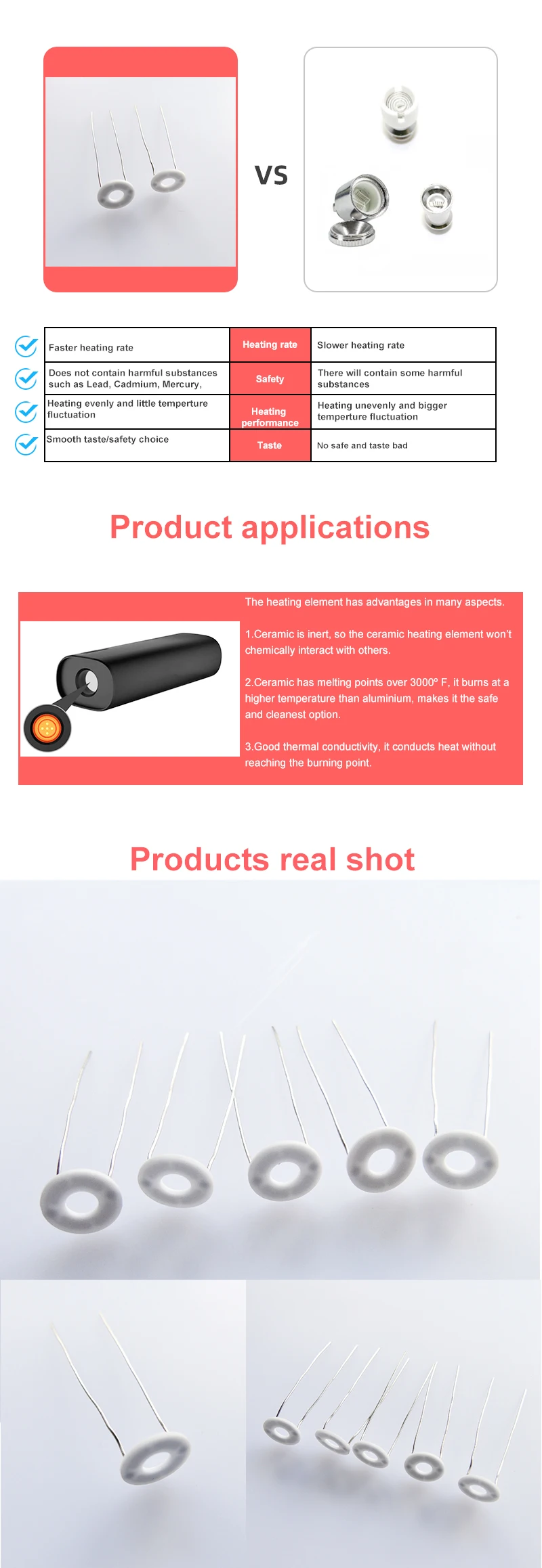 Factory Made 3.7v Ceramic Mica Ring Heater For Honey Collector Buy Mica Ring Heater,Ceramic