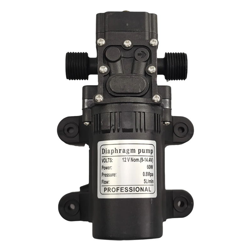 12V DC 60W Electric Micro Diaphragm Pump for Outdoor Water Sprayer Misting System Fog Machine