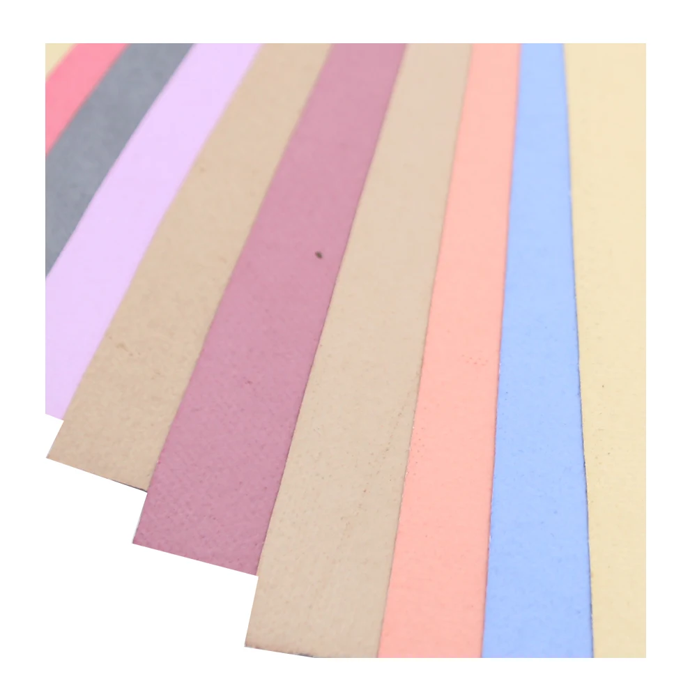 Faux Leather Polyurethane Textile Embossed Fabric Raw Material PU Synthetic Pig Skin for Shoe Lining Material