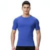 Short Sleeve A12 sapphire blue iron gray line