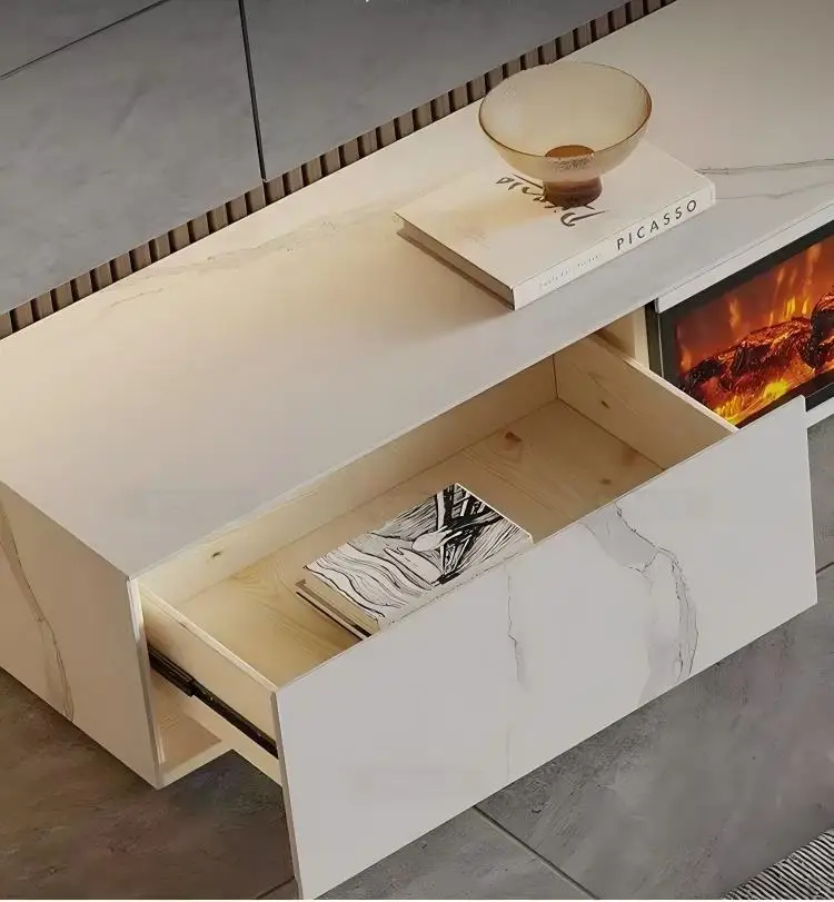 Electric Fireplace, Wood - detail 16