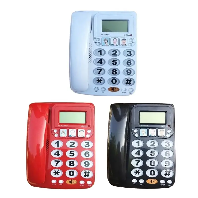 Advanced Landline Phone With Large Button Caller Display Speed Dial