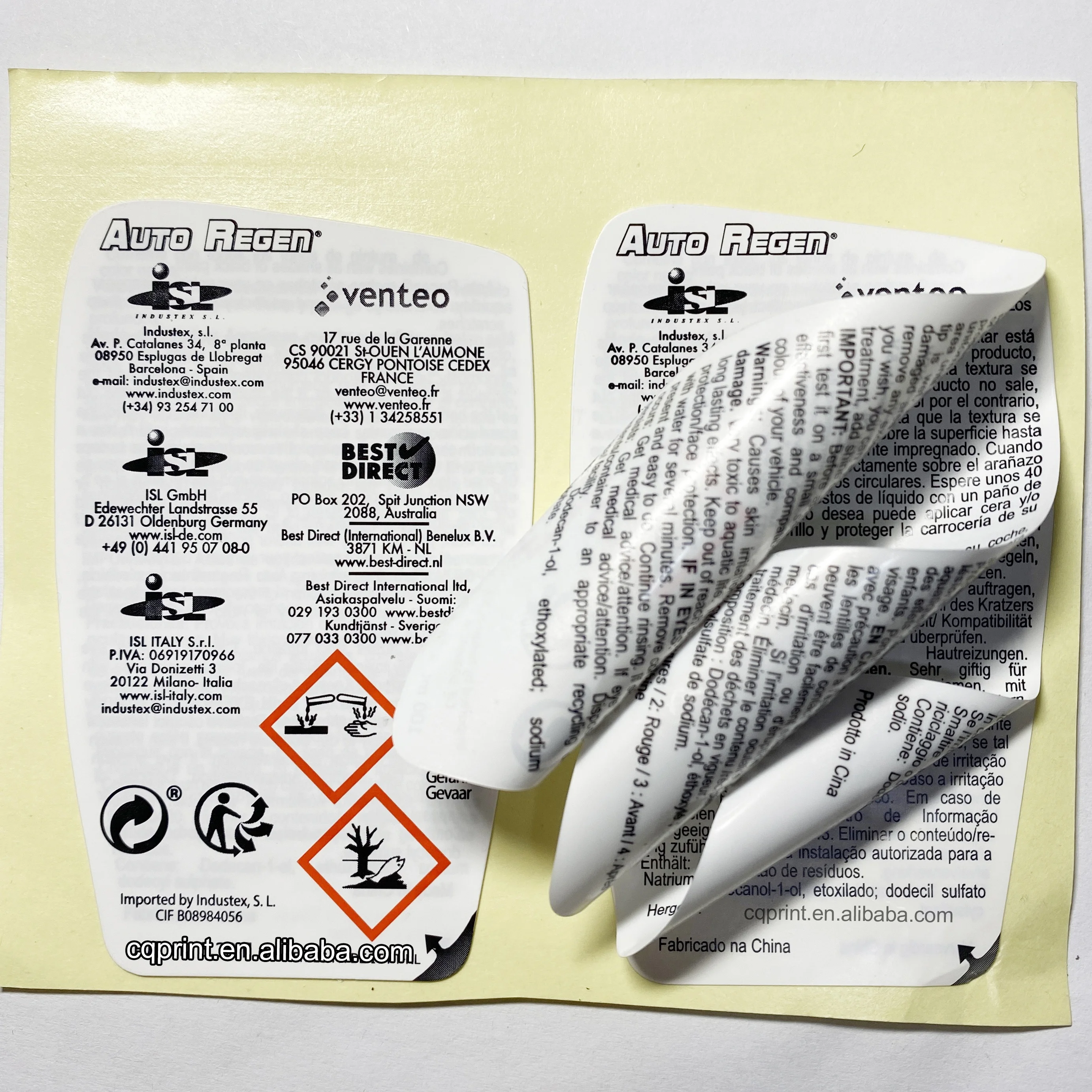 Etiquetas Transparentes Prestige Cartridge 36x89 Mm - 260 Unidades/rollo, Para Dymo LabelWriter 4XL, 310, 330, 450, Etc.