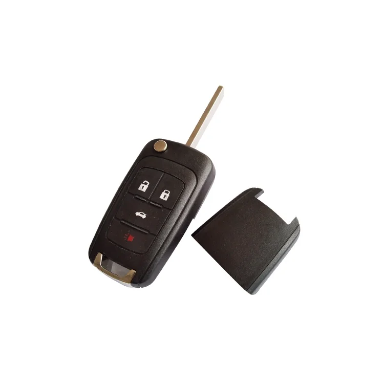 4 Button Flip Blade Vehicle Key Case Factory Wholesale Remote Car Key Shell