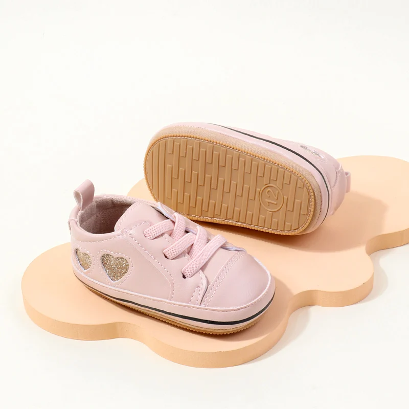 Wholesale New Arrival Anti-Slip TPR Soft PU Baby Dress Shoes with Flat Outsole for Boys and Girls Tollder Baby Walking Shoes manufacture