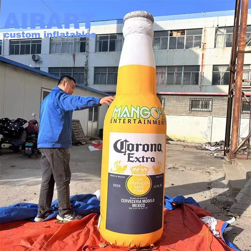 Attractive Factory Direct Sell Advertising Inflatable Liquor Bottle Inflatable Bottle