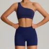 Reggiseno + pantaloncini blu navy