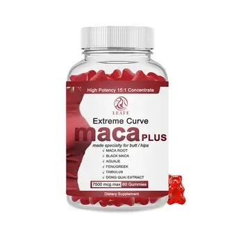 Best Ultimate Curve Maca Plus Pour Les Fesse Gummies Buttock And Hip 7500mg Maca Root Gummy For Woman