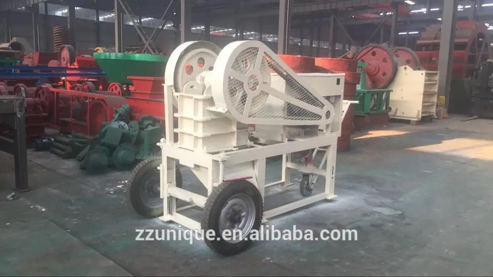 Mobile Diesel Engine PE 250x400 Primary Stone Jaw Crusher Machine for Sale in Africa