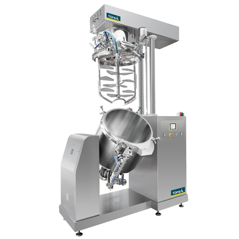 Оборудование для производства косметического лосьона 150 л вакуумный