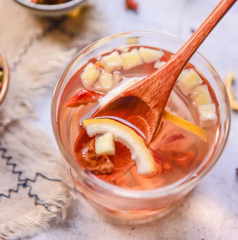 Peach Flavor Dried Fruit Tea Blended Dry Fruits Tea Mix Blueberry