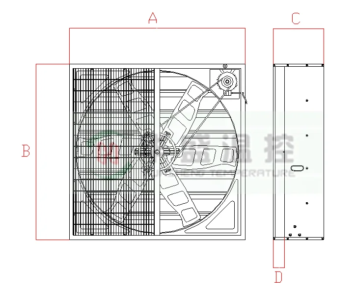 Drop Hammer Exhaust Fan, 1000, Centrifugal - detail 8