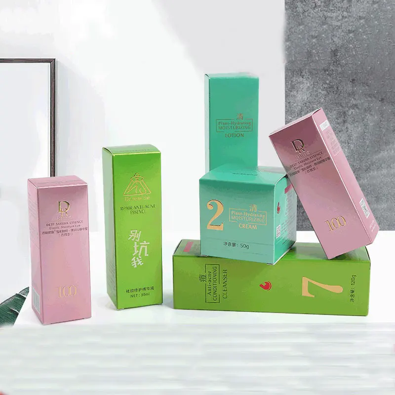 Creative Design Making Custom Paperboard Body Cream Cosmetic Box No Minimum Order