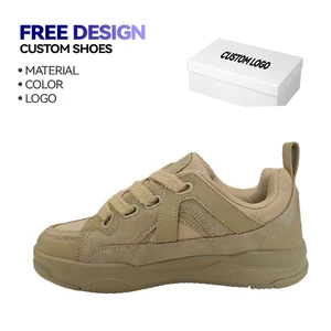 New Fashion Trend Men's Sports Shoes Comfortable Breathable Canvas Upper Mesh Couple Walking Casual Chunky Shoes for Men Women