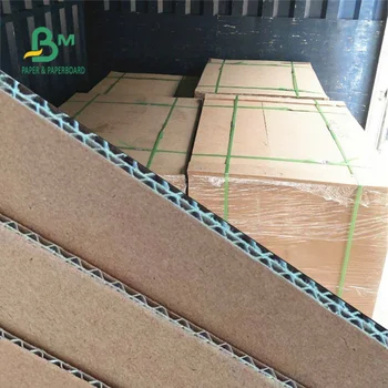4mm 5mm thick hard paper board sheet E flute corrugated cardboard for carton