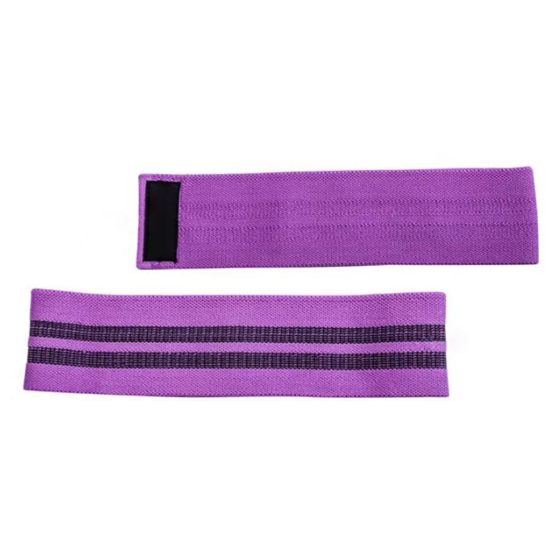 Fitness Circle Comfortable Non Slip Set of 3 Yoga Workout Glutes Leg Exercise Squat Elastic Bands Resistance Band