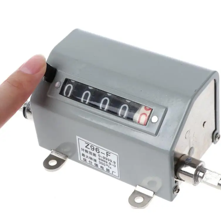 5 Digits Z96-F Scroll/Rolling Wheel Counter Textile Machinery Meter - Counting Measuring Length