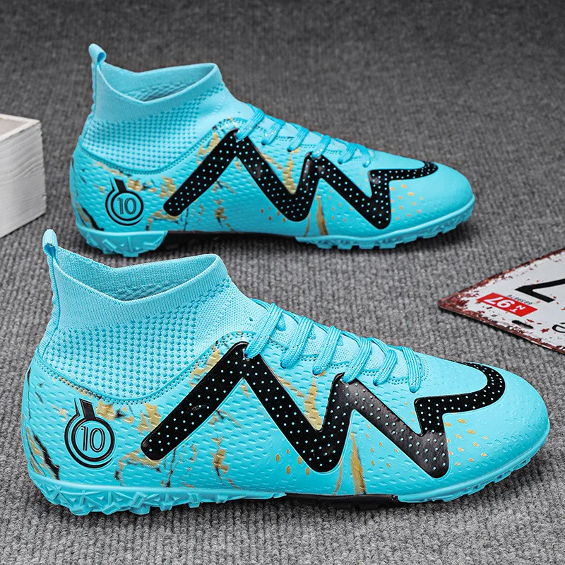High-Quality Outdoor New High-Top AG-TF Hybrid Soccer Cleats for Artificial Turf Trainin aperçu 8
