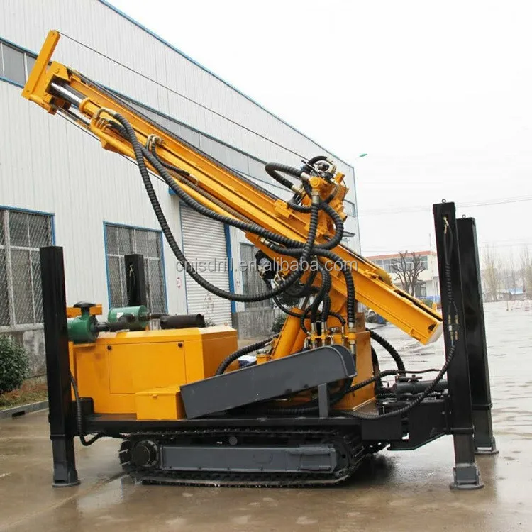 Chinese Brand 300m Deep Borehole Portable Water Well Drilling Rig For Complicated Formation