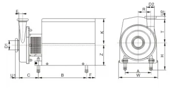 Sanitary stainless steel high quality ethanol high pressure pump