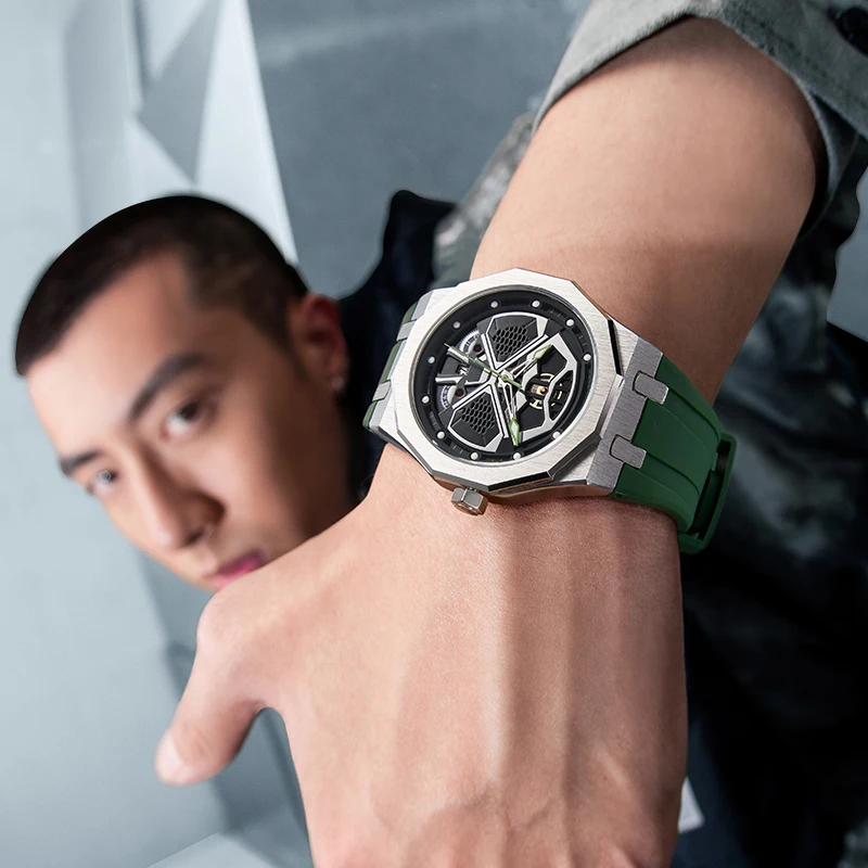 2024 Mens Watches Luxury Sport Quartz Chronograph 3BAR Waterproof Stai –  Zavion Watches Store