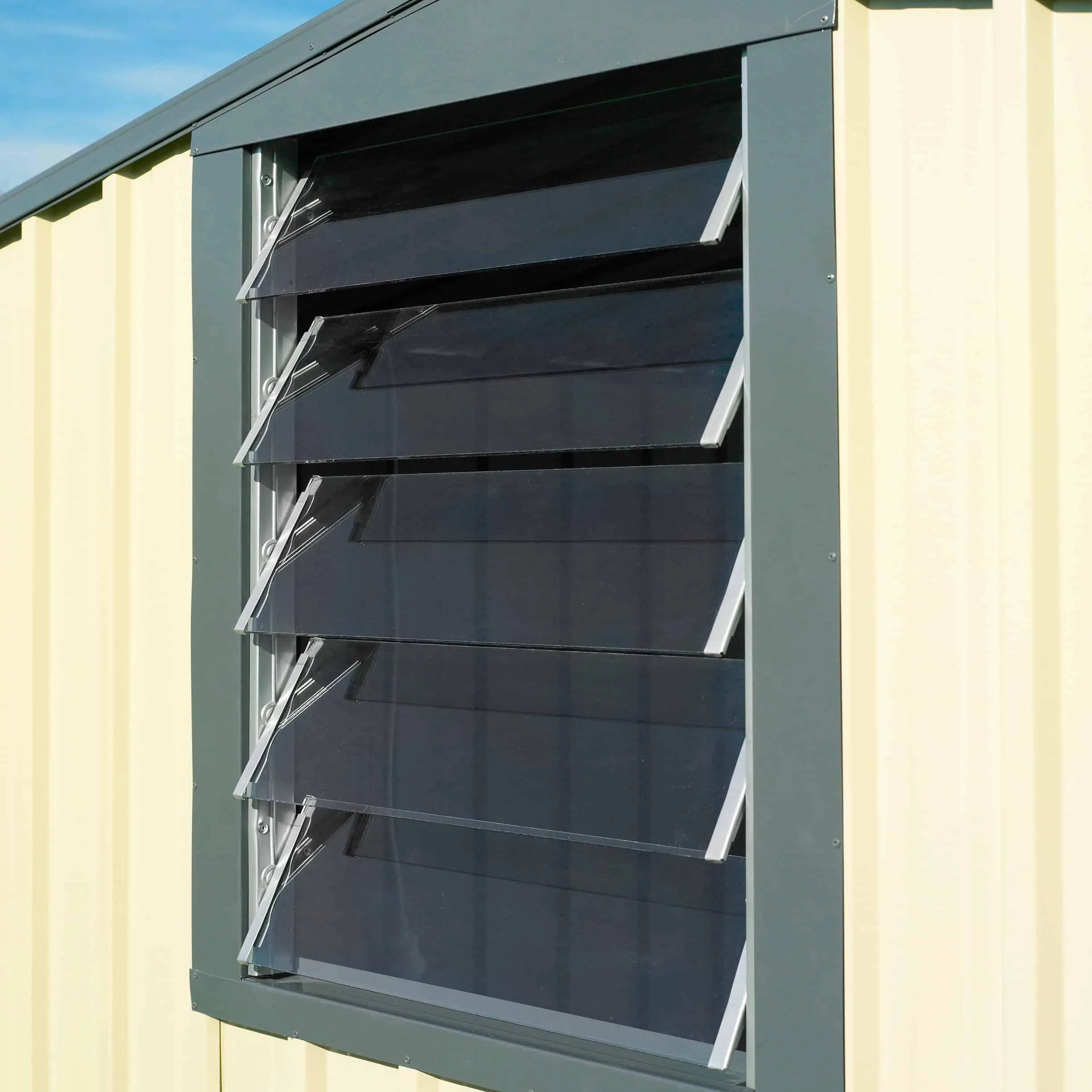 Motorised Automatic Manual Jalousie Window Glass Louvre Louver Windows