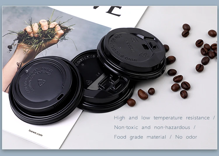 Take Away Coffee Cup Lid Use Hot/ Cold Drink Disposable Coffee Cups