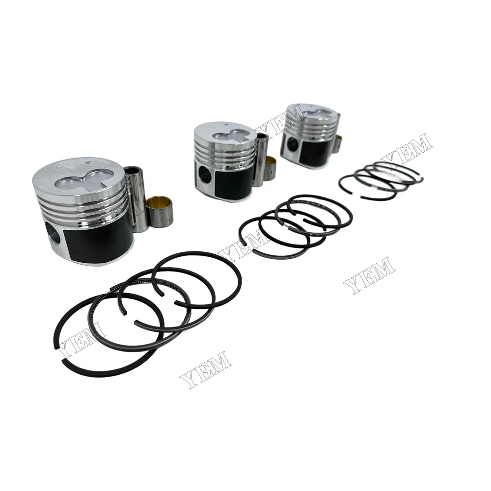 Piston Kit Fit for Mitsubishi K3B Machinery Engine Parts 4