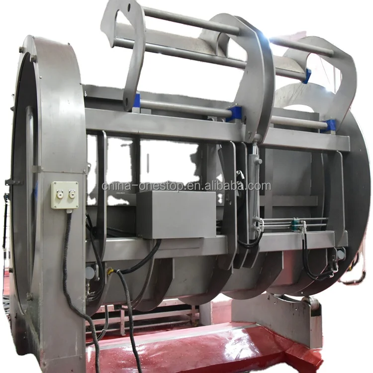 Efficient halal slaughterhouse and cattle slaughtering machine