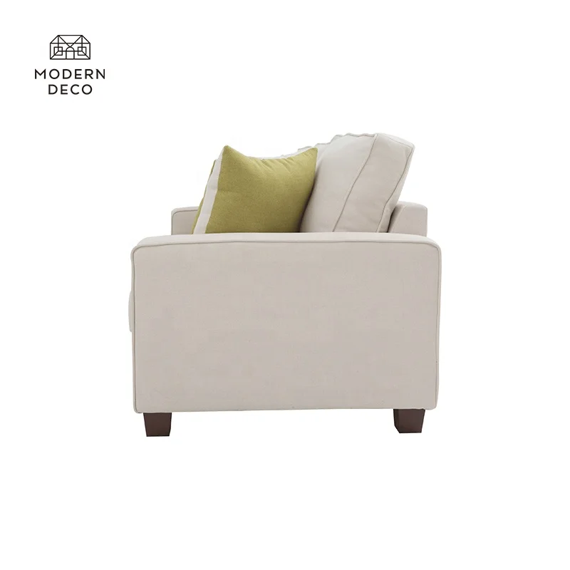 Sofa za 3 sedišta Osoba Opći Bež Kanape 2021 Canap Sala Muebles Drevesna Okvir Mid vek