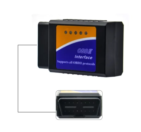 High Quality V2.1 ELM327 OBD2 Interface Auto Car Scanner