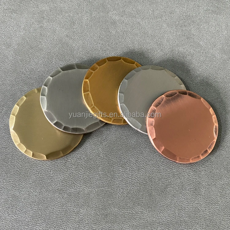 Custom Logo Zinc Alloy Golf Products High Quality 25MM Metal Magnetic OEM Golf Ball Marker supplier
