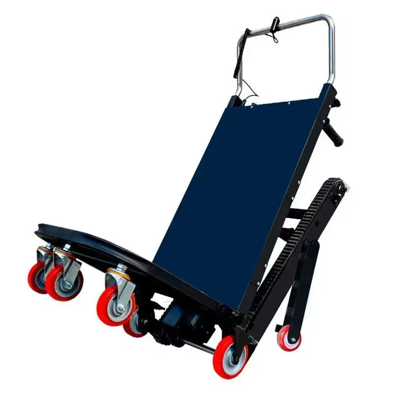 Electric Dolly Stair Climbing Trolley 2 Battery Stair Climbing Hand Truck 3000W 500kg Load Stair Climber Crawler Dolly Cart