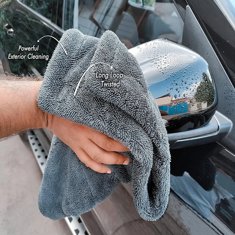 1200gsm Microfiber Wash Car Caredetailing Towels Auto Micro Fiber ...