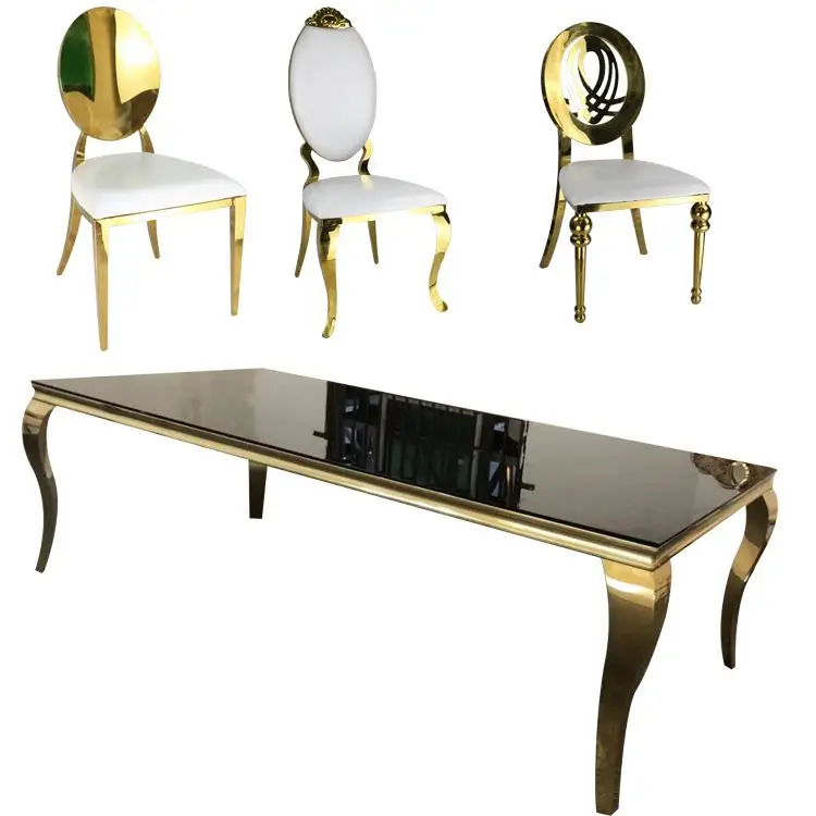 Stainless Steel Modern Design Foldable Dining Table Set with Chairs Japanese Style BBQ Restaurant Furniture