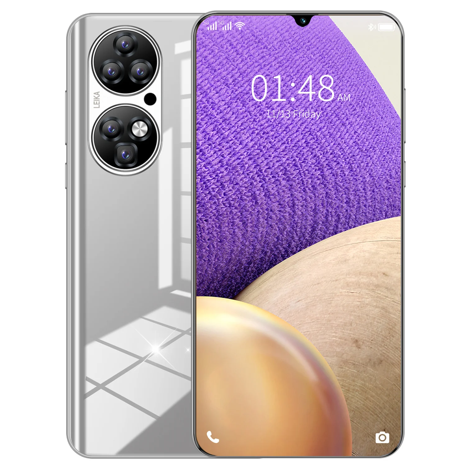 6,7 дюймов сенсорный экран смартфона P50Pro + открытые мобильные телефоны Android мобильного телефона