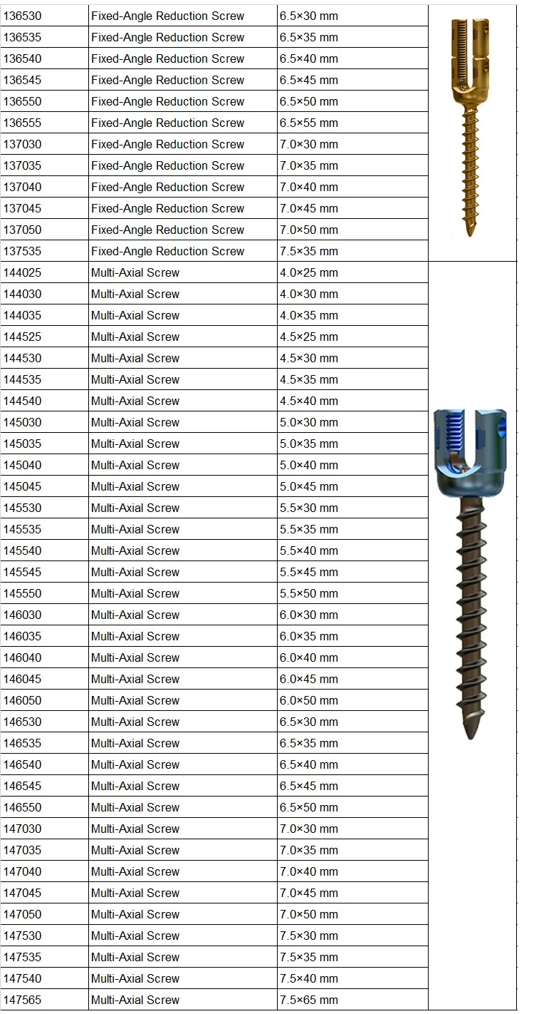 Spine Screw750a