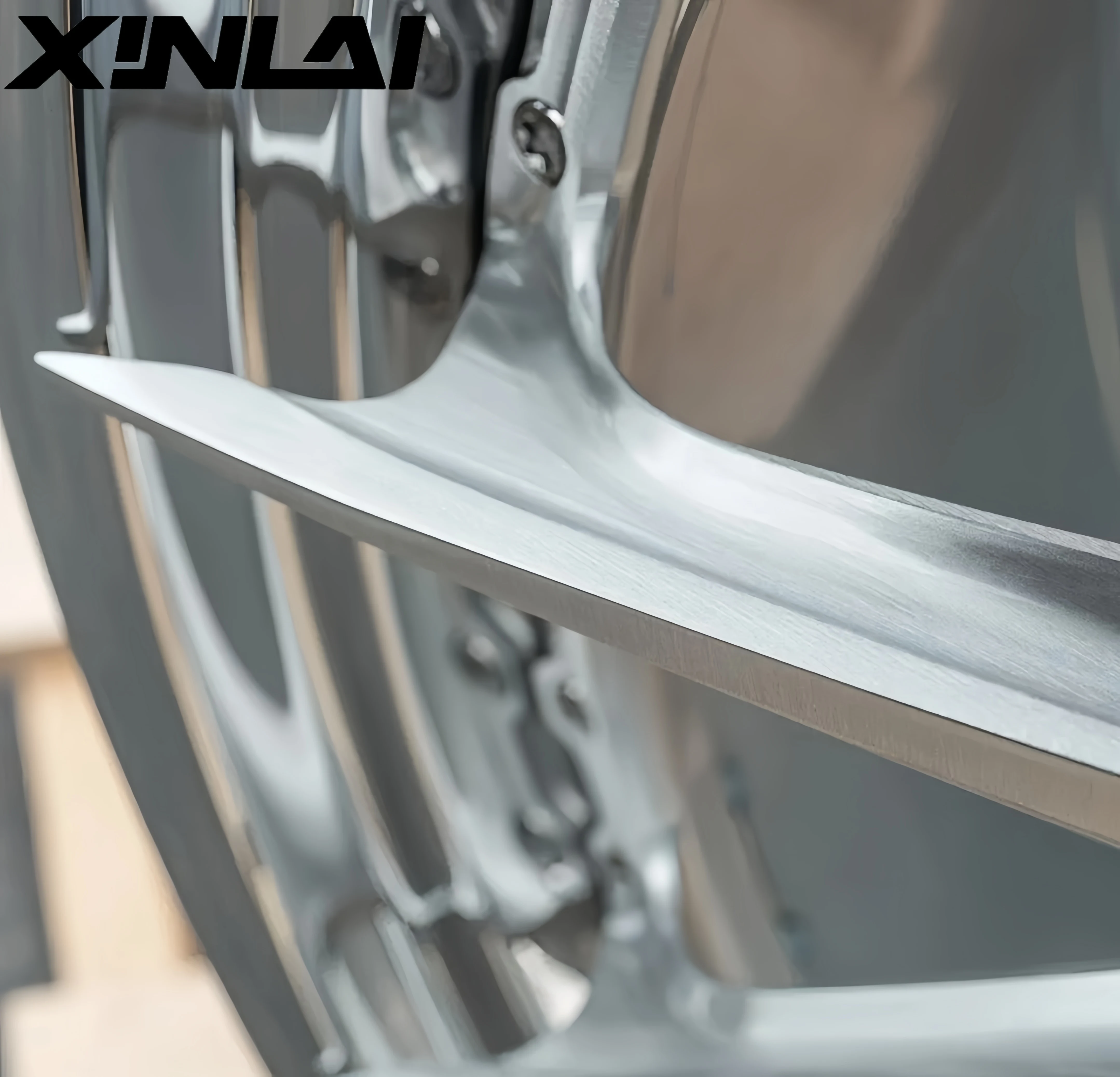 XINL Brushed Polished Deep Concave Sliver Color 2-piece 5x114.3 18 19 20 21 22inch Forged Wheels for Racing Car Benz Audi - Image 5