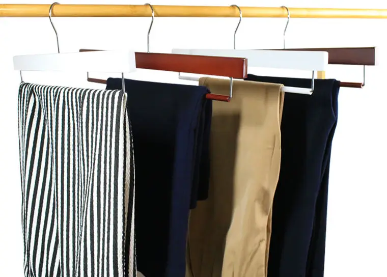 Luxury Durable Wooden Pants Hangers Blanket Hangers Buy Custom Logo