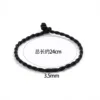 25cm thick black rope bracelet