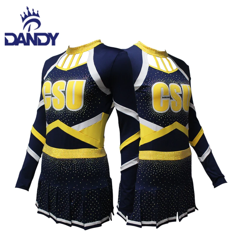 Dandy Sports Wholesale Custom Cheerleader Uniforms Kids Sparkle ...