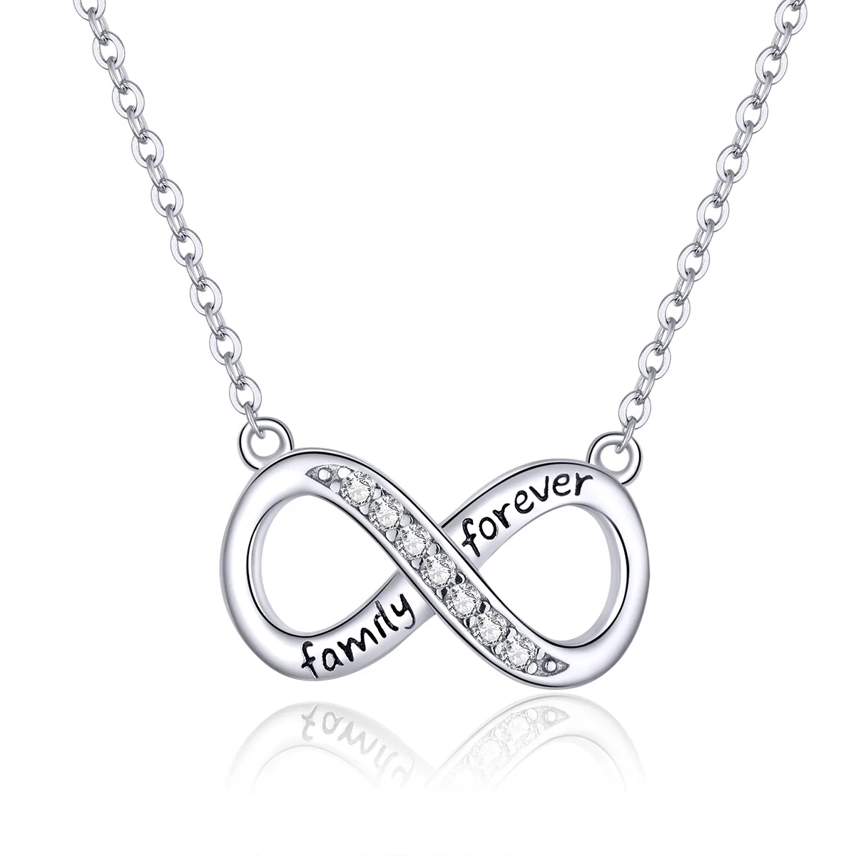 High Quality Zircon Inlaid Infinite 