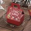 Cabaña roja de Navidad
