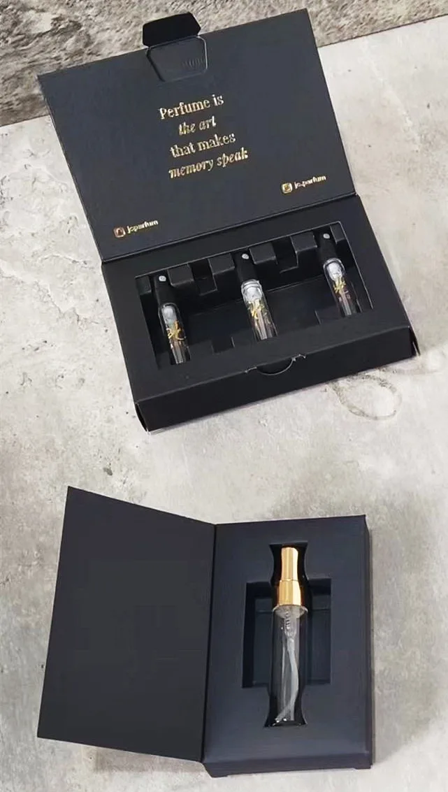 Custom Packaging For Dropper Vials Paper Board Perfume Sample Cards