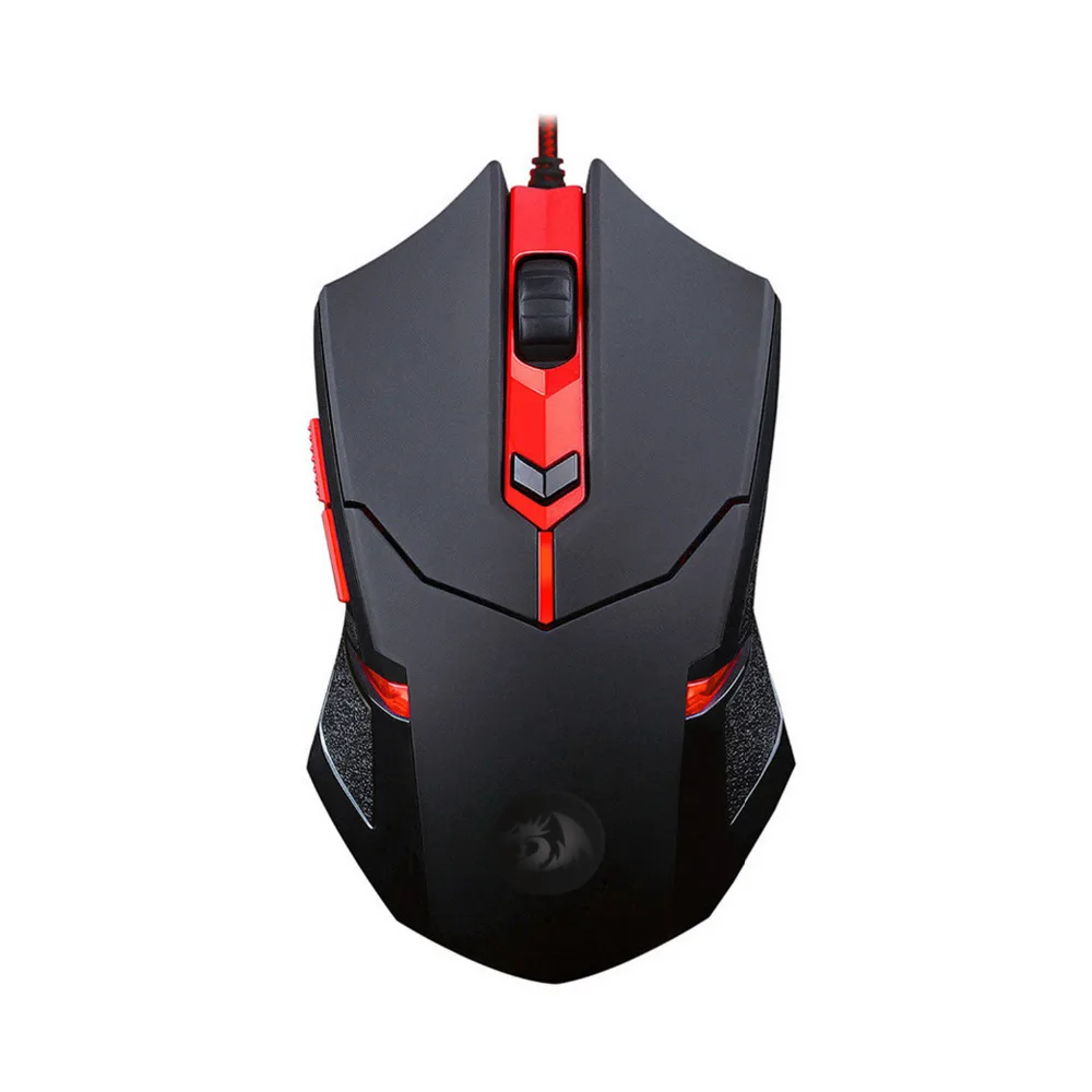 red led mouse