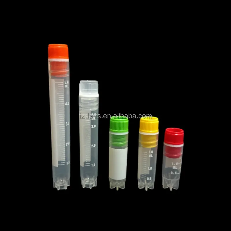 Laboratory 3.6ml Plastic Cryogenic Tubes Cryo Tube With Internal Thread ...